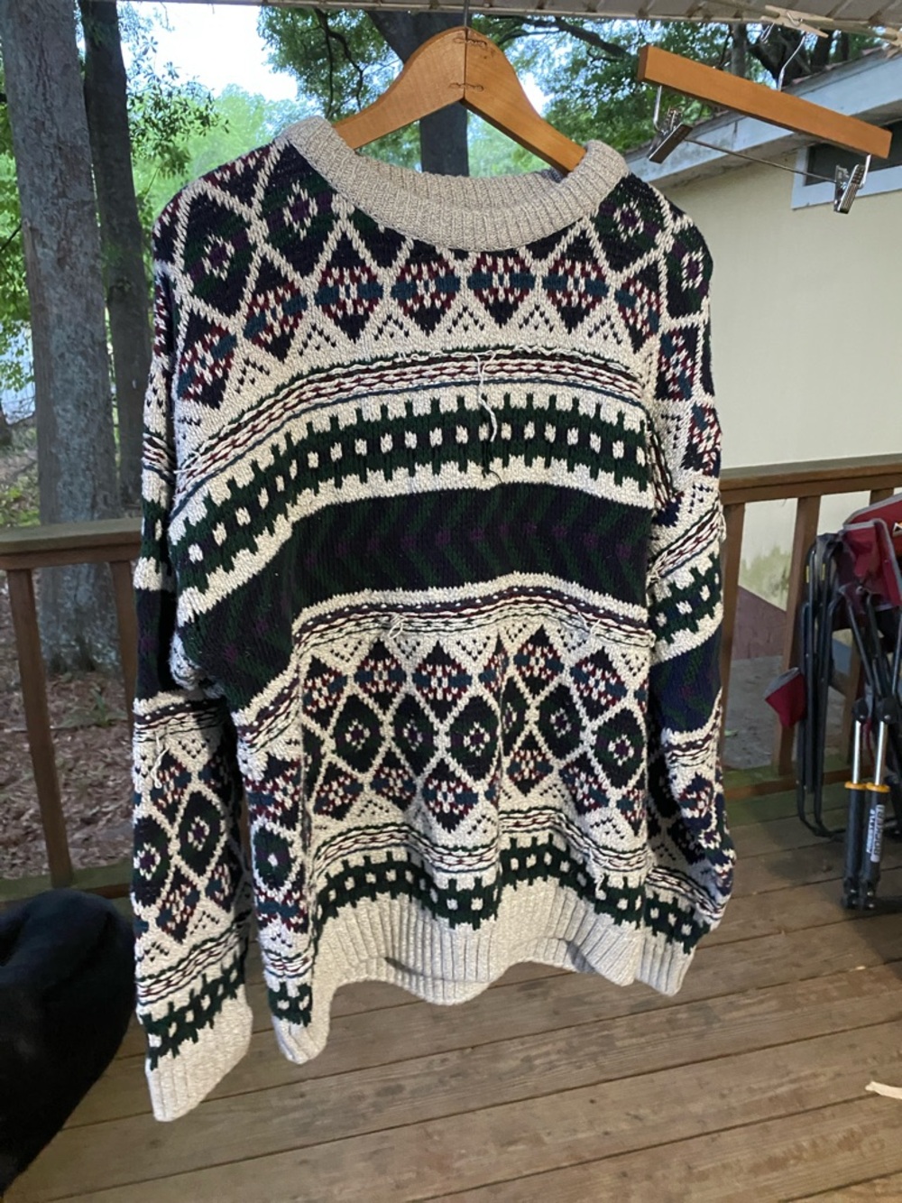 Vintage Old Navy Grandpa Sweater